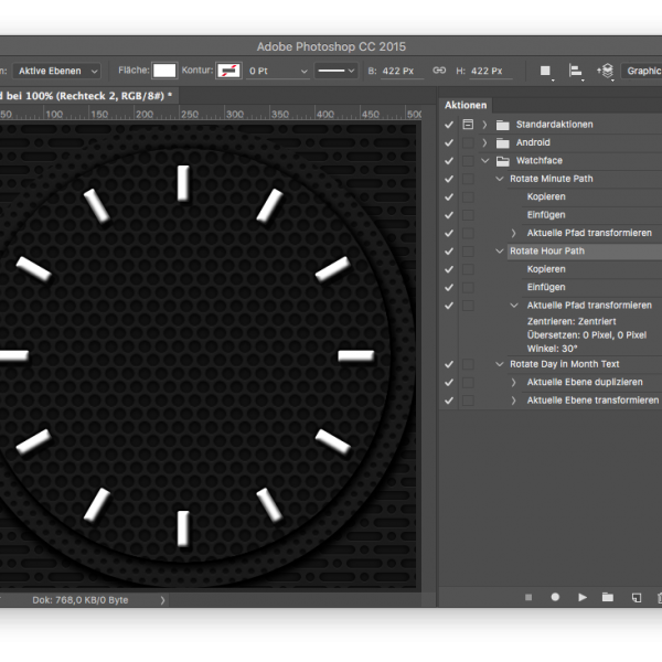 Rotate forms for round watch faces IOIO Watch Faces